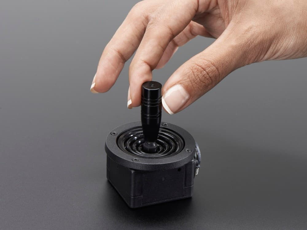 Metal çubuklu endüstriyel tip analog joystick modülü