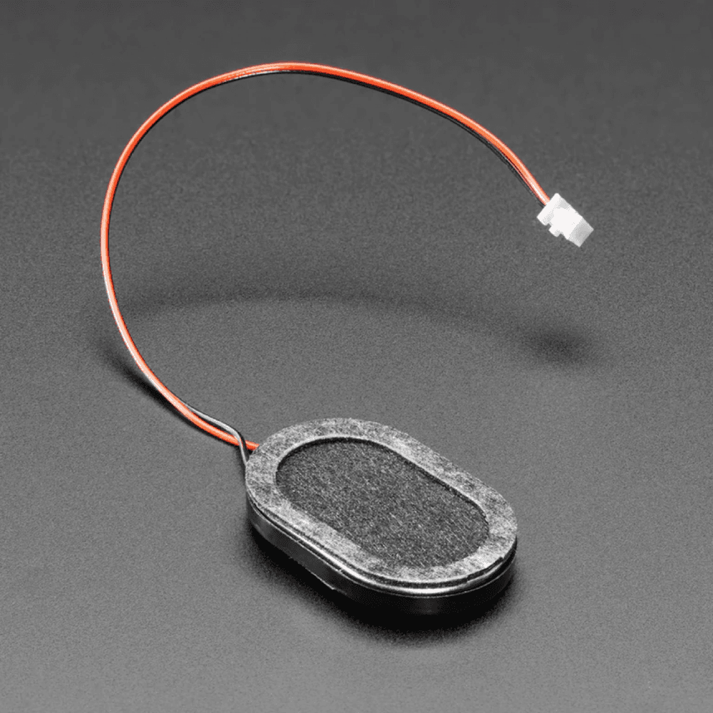 JST konnektörlü küçük oval PCB hoparlörü